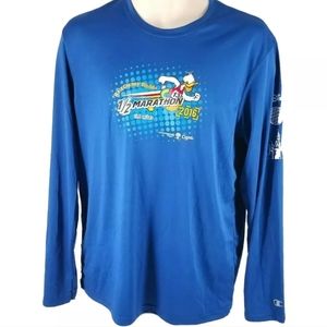 WALT DISNEY WORLD 2016 Marathon Blue Shirt, SizeM